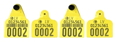 Dzeltenas krāsas plastikāta krotālija