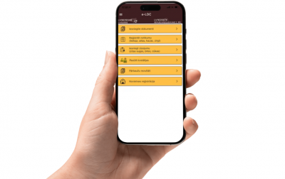  Mobilā lietotne “e-LDC”
