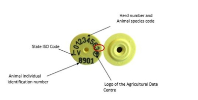 Ear tag with description